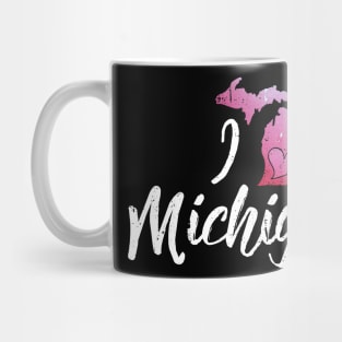 I Love Michigan Mug